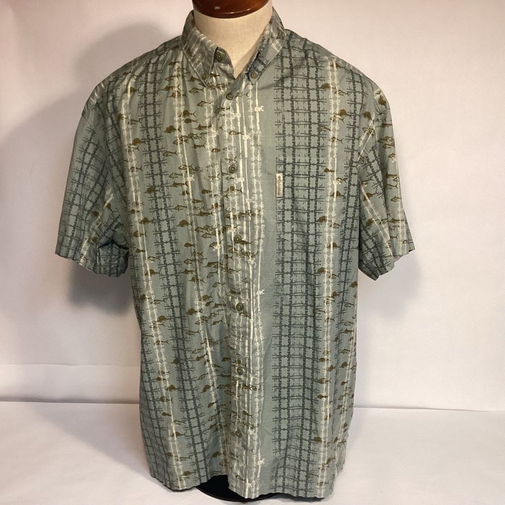 Columbia PFG Performance Fishing Gear fishing shirt short sleeve men’s  size XL